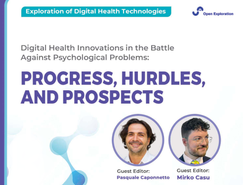 Cover for the Digital Health Innovations & Psychological Well-being special issue